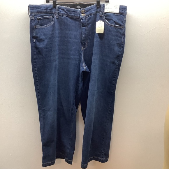 St.John’s Bay Size 24W Girlfriend Medium Treasure Jeans. New With Tags. - Picture 2 of 9